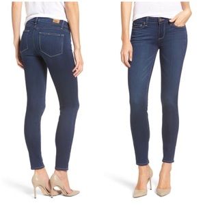 PAIGE Jeans Verdugo Ankle Skinny Dark Wash Dahlia